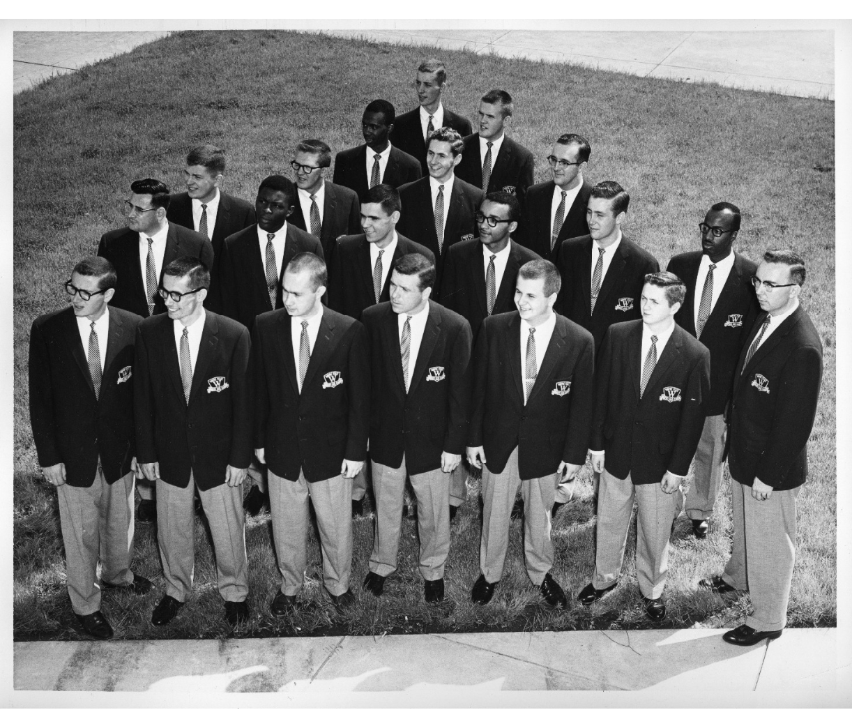 1950s vintage photo of the Glee Club at Wayne State University