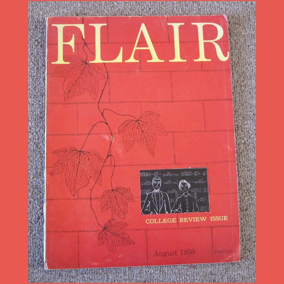 1950s Vintage Magazine: Flair Magazine 1950 College Review Issue.