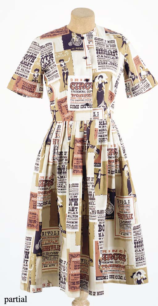 Vintage Country & Westerrn Fashion: Patsy Cline Vintage Dress with Posters on it