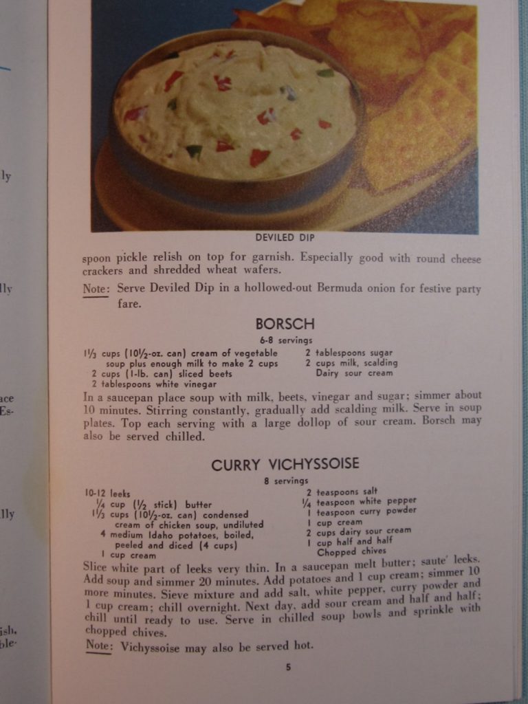 Sour Cream The Gourmet Touch to Everyday Cooking 1950's Paperback Brochure vintage cookbook recipes