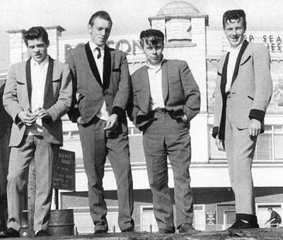 1950s Teddy Boys. 1950s Fashion