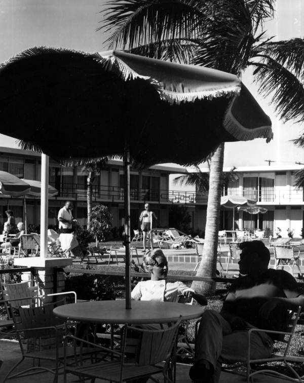 1960s Vintage Photo of Florida Keys Hotel Pool -1962