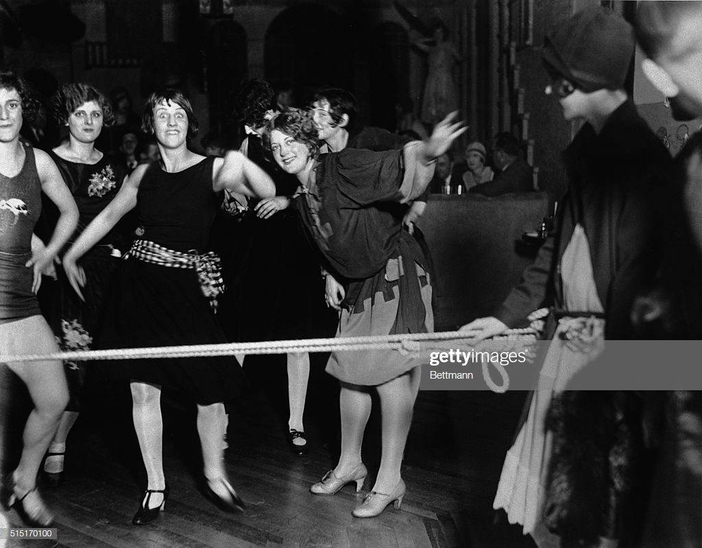 1920s Vintage Photo: Black Bottom endurance contest, Roseland Ballroom, New York City, New York State, USA. 1927