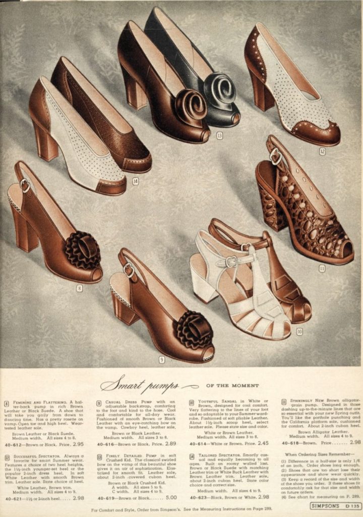 1940s Womens Shoes