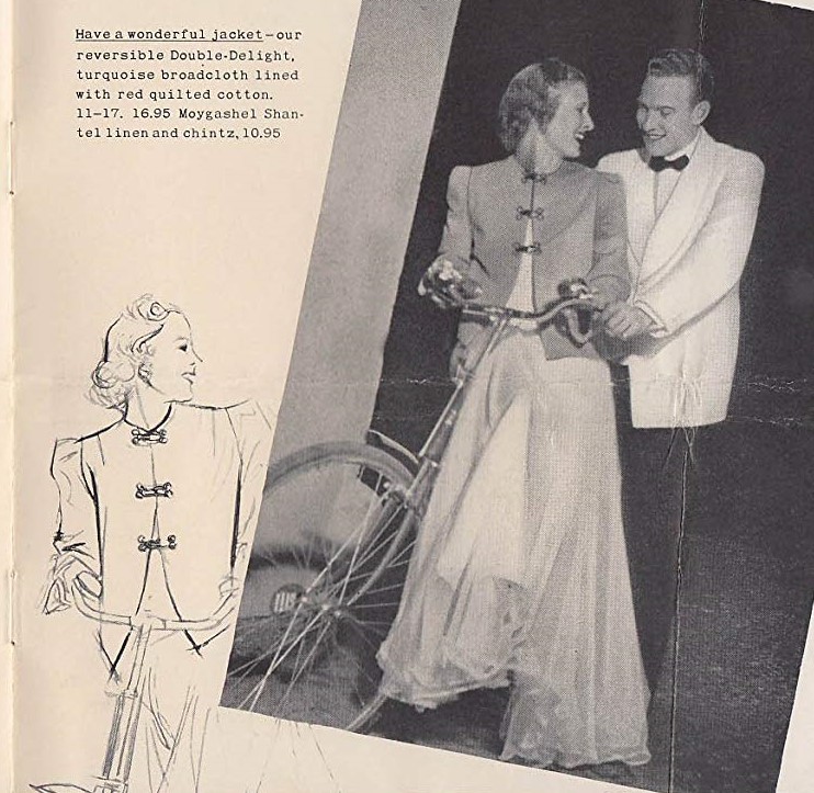 Lord & Taylor 100% Right for your Bermuda Cruise women's wear 1940s fashion. Wear a wonderful jacket over your 1940s dress. 