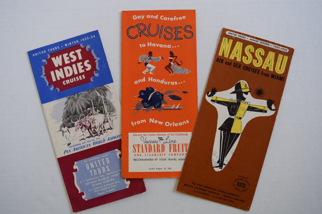 Nassau/West Indies/Caribbean vintage travel brochures, 1950s