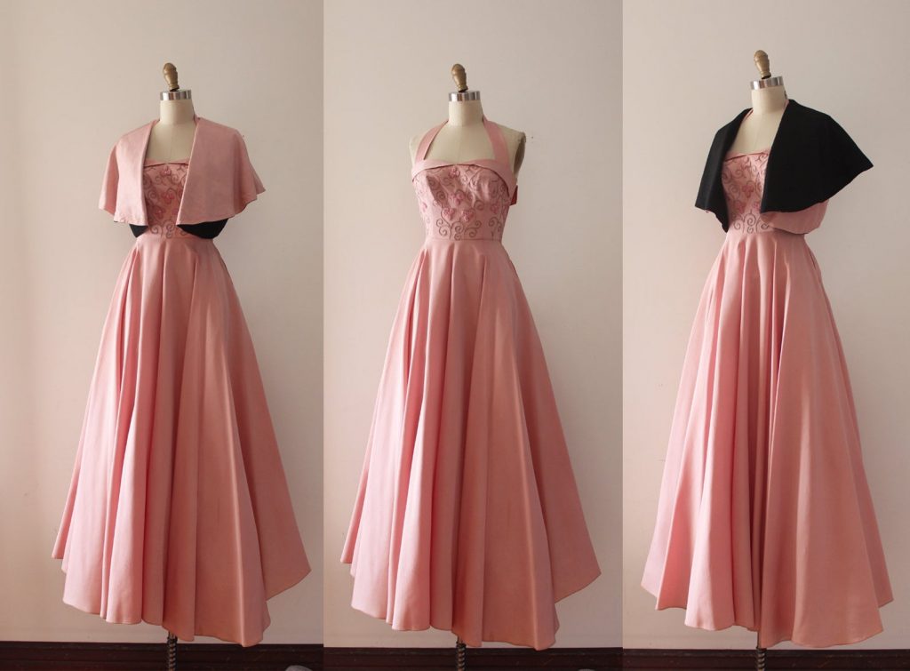 1950s Vintage Evening Dress 1950s gown