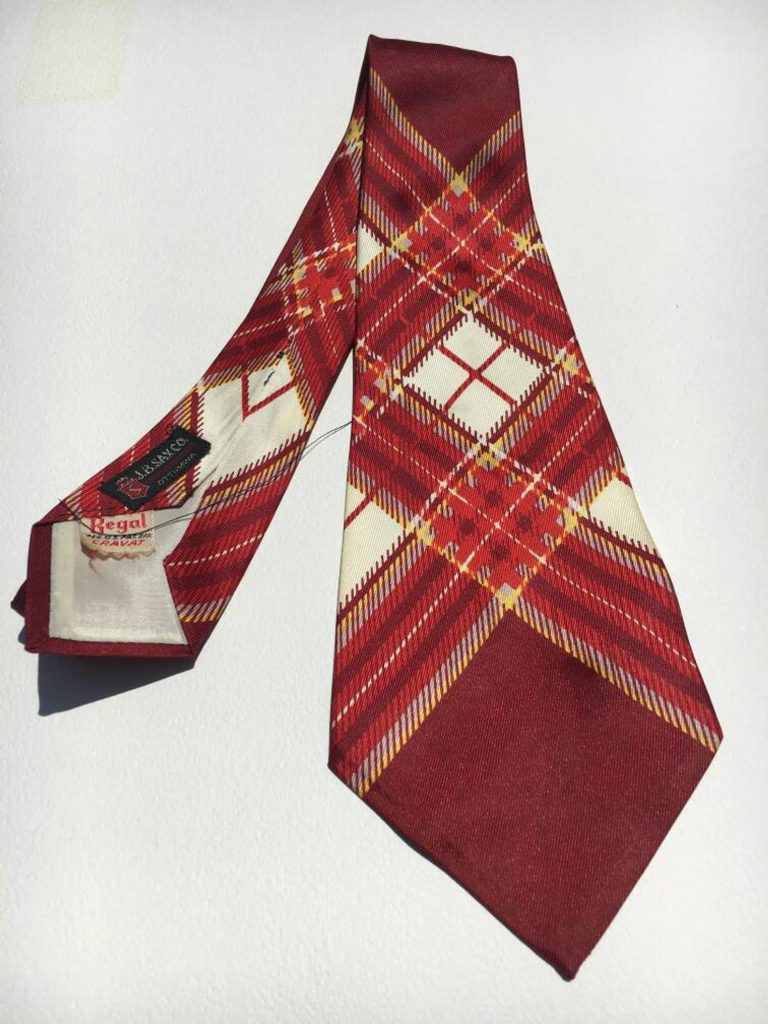 1940s Plaid Swing Tie-1940s mens fashion.