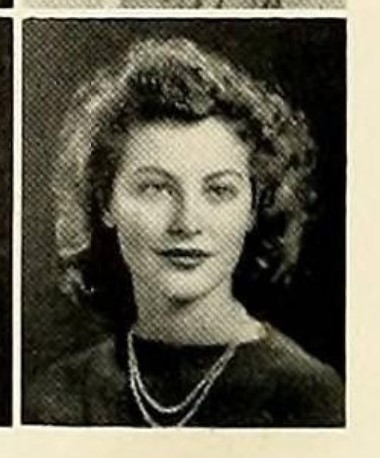 1940s vintage photo of Ava Gardner's 1941 Freshmen Yearbook Photo