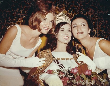 1960s Vintage Photo of Miss Dominion of Canada 1965. Her crowning moment: Hamilton's Carol Ann Tidey -- now Carol Mason -- savours the glory as she becomes Miss Dominion of Canada on July 1, 1965, in Niagara Falls.