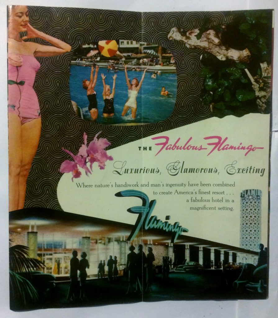 Vintage 1960's ad for The Fabulous Flamingo Hotel & Casino Las Vegas Advertising Brochure