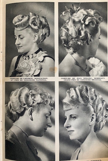 1940s womens vintage hairstyle 1940s hair