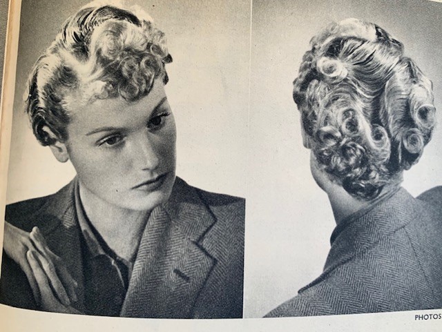 1940s womens hairstyle vintage hair vintage hairstyle with bangs