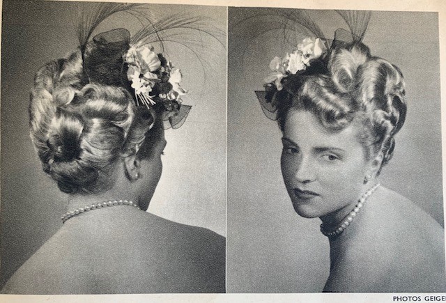 1940s womens vintage hairstyle 1940s hair