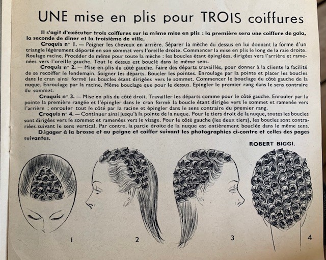 1940s womens vintage hairstyle 1940s hair setting pattern