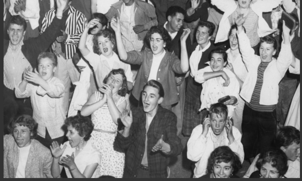 Fans watch Bill Haley and the Comets in concert at Vancouver’s Kerrisdale Arena on June 27, 1956.