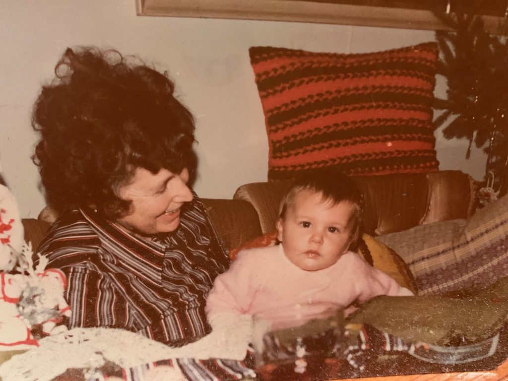 1970s Photo of the vintage inn blog with her grandmother