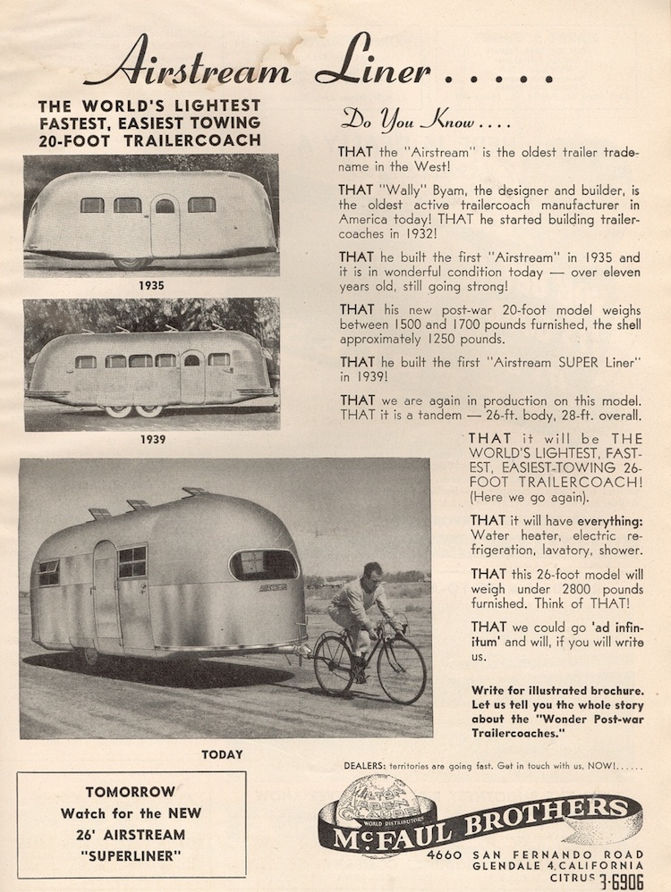 Vintage Ad: vintage airstream advertising vintage rv