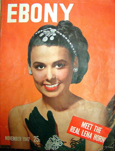 Ebony Magazine,  November 1947 -1940s Vintage Magazine Cover