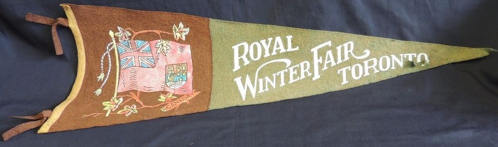 Vintage Royal Winter Fair Toronto Pennant