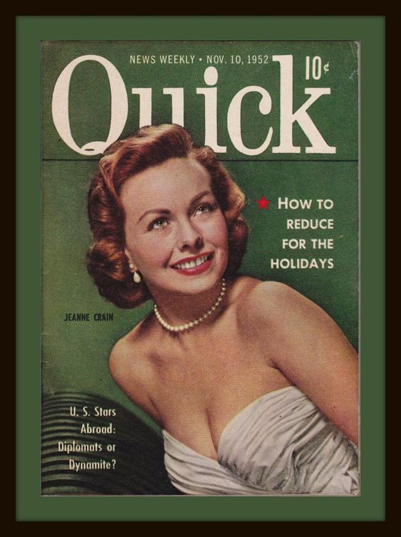 Quick Magazine-November 10th, 1952. -1950s Vintage Magazine Cover