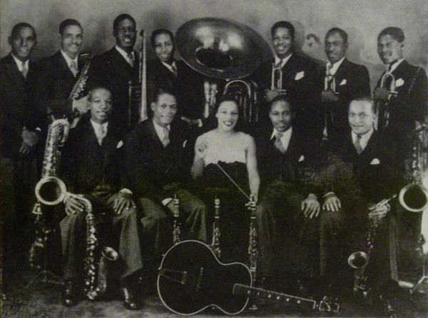 1930s vintage photo of Blanche Calloway and Her Joy Boys