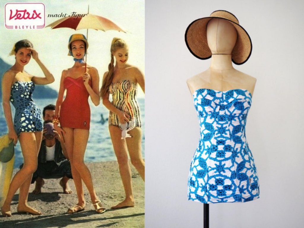 1940s to 1950s Swimsuit From Vetrix Bleyle