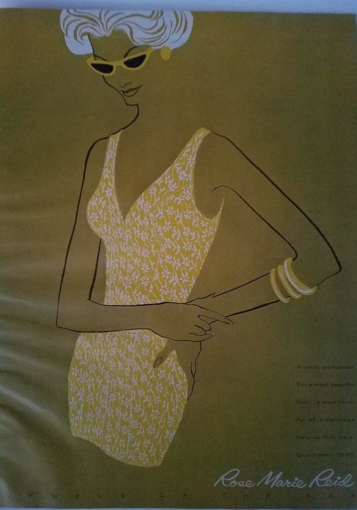 1958 Rose Marie Reid jewels of the sea bathing suit swimsuit