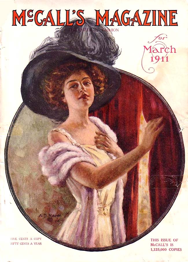 Vintage Magazine Cover for McCalls April 1911 magazine