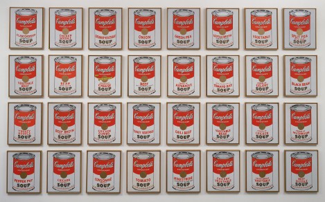 Andy Warhol's series of Campbell's Soup Cans print