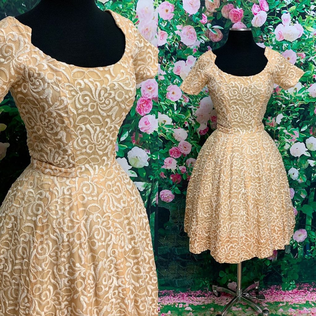 vintage 1950’s party dress by Suzy Perette New York