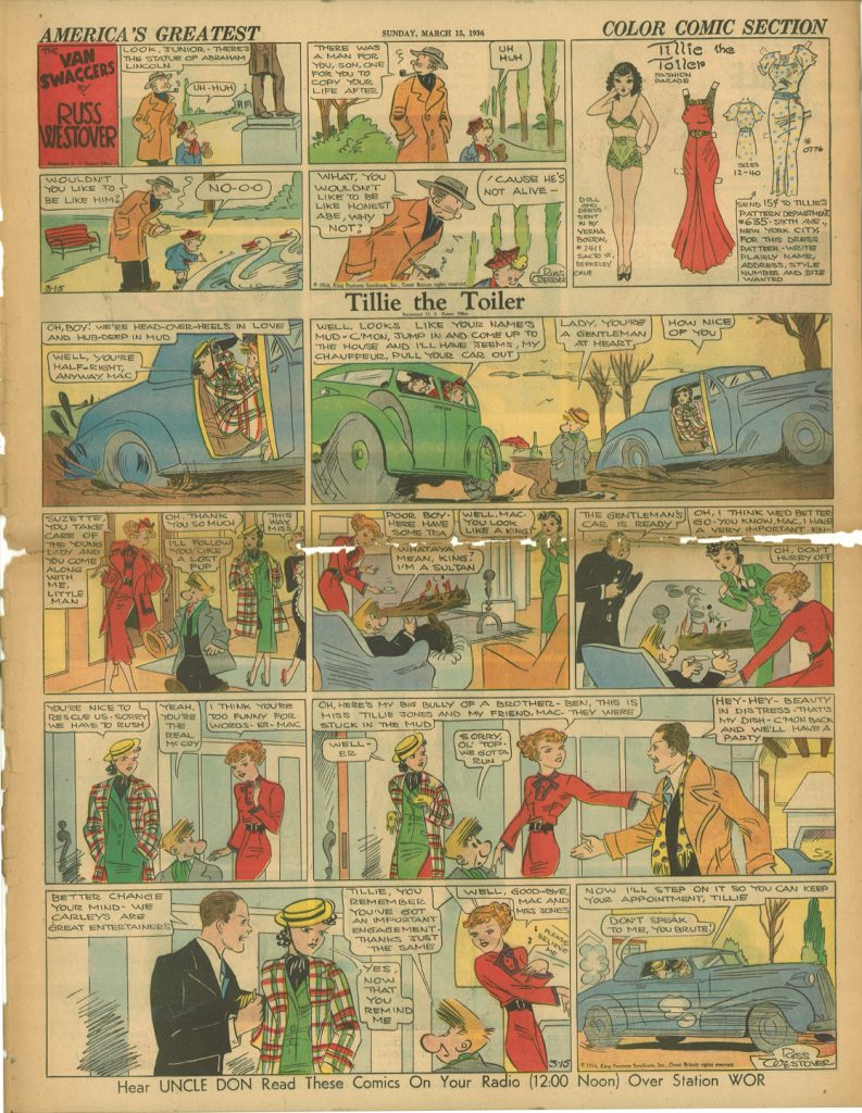 Tillie the Toiler 1930s comic strip