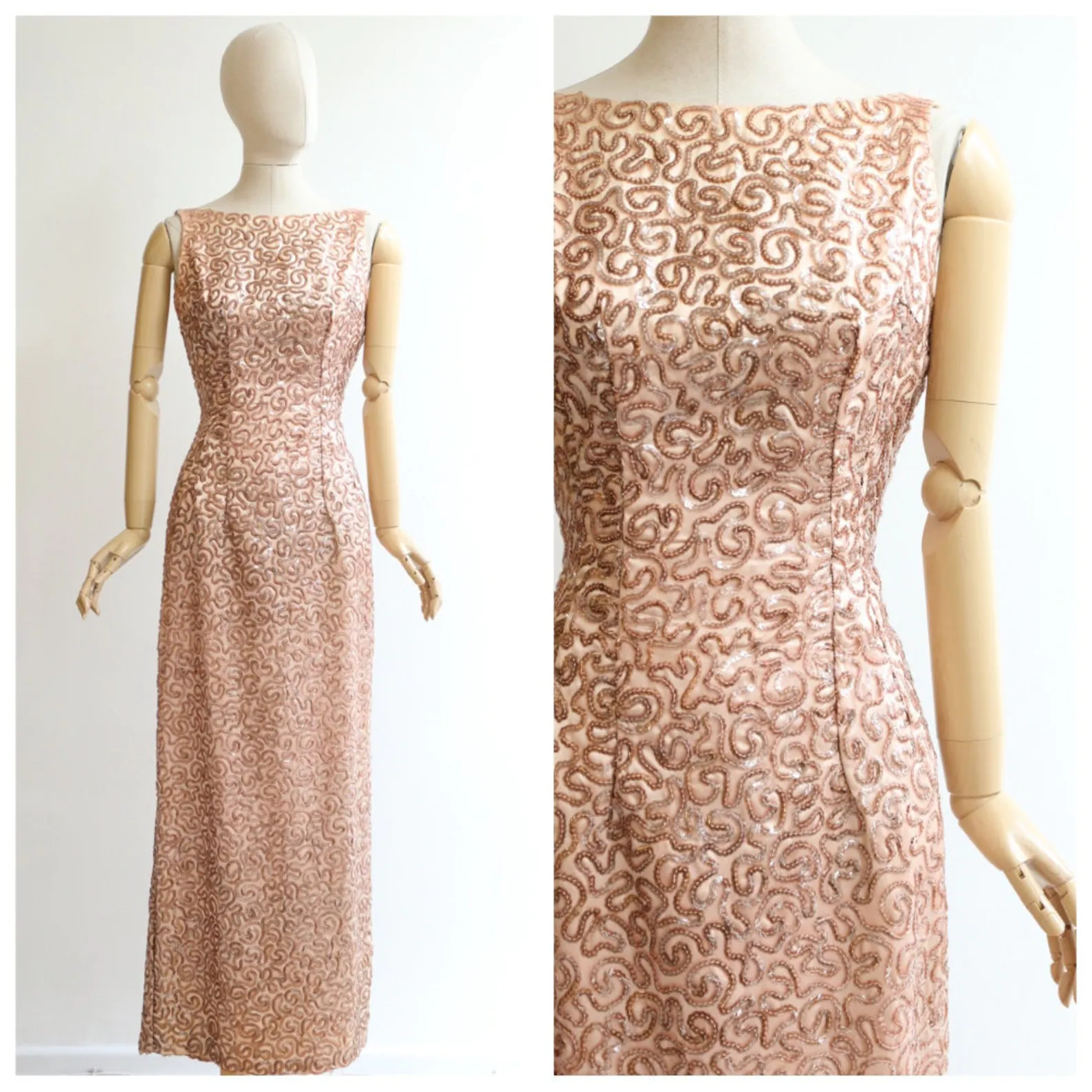 1950s Evening Gown Vintage 1950s Dress by Emma Domb