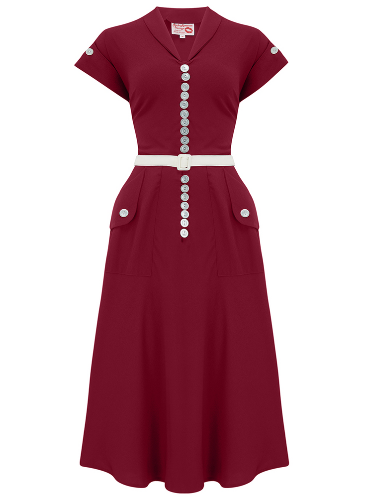 1950s Day dress Vintage Style by RocknRomance Vintage