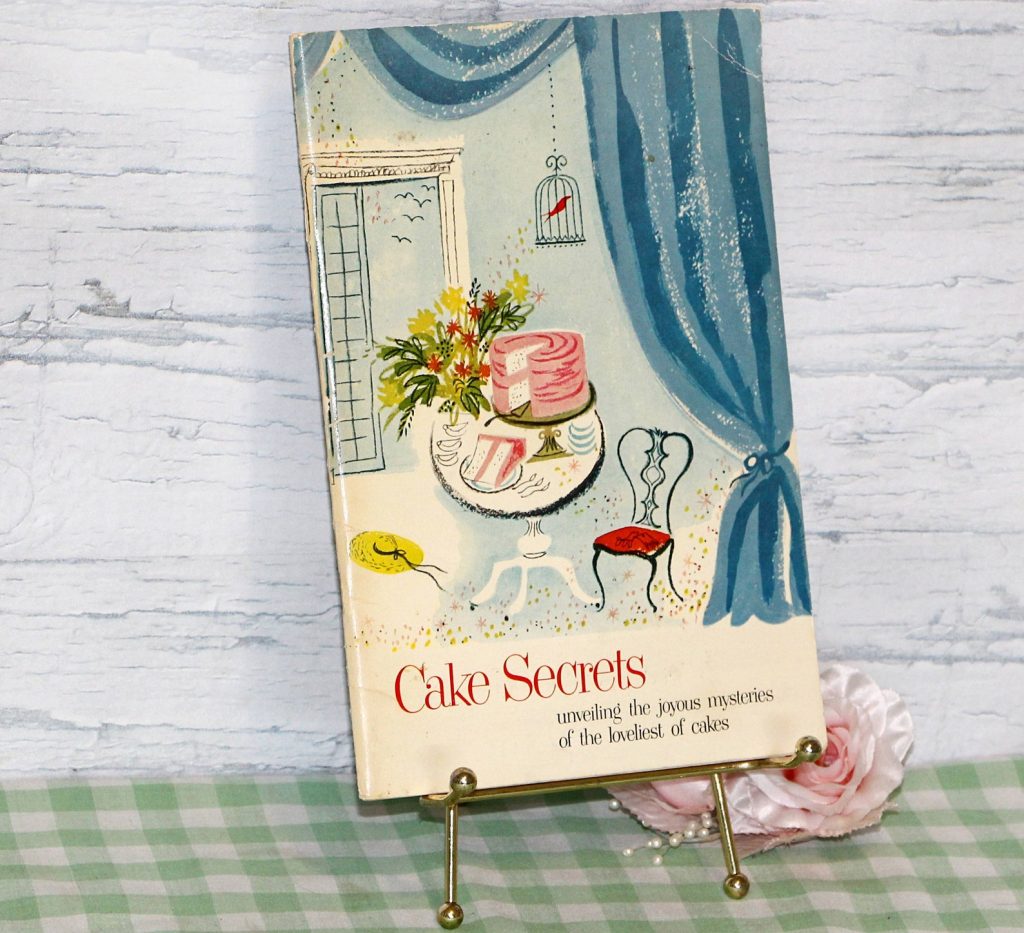 Cooking also includes Baking! 1953 Cake Secrets Cookbook by General Foods. 1950s Vintage Cookbook