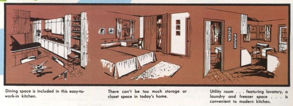 1958 interior design tips from a 1950s catalog