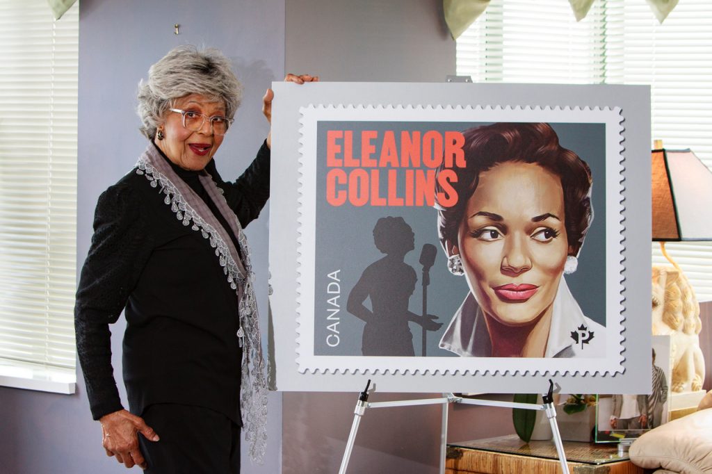 Eleanor Collins Canada's first lady of Jazz postage stamp