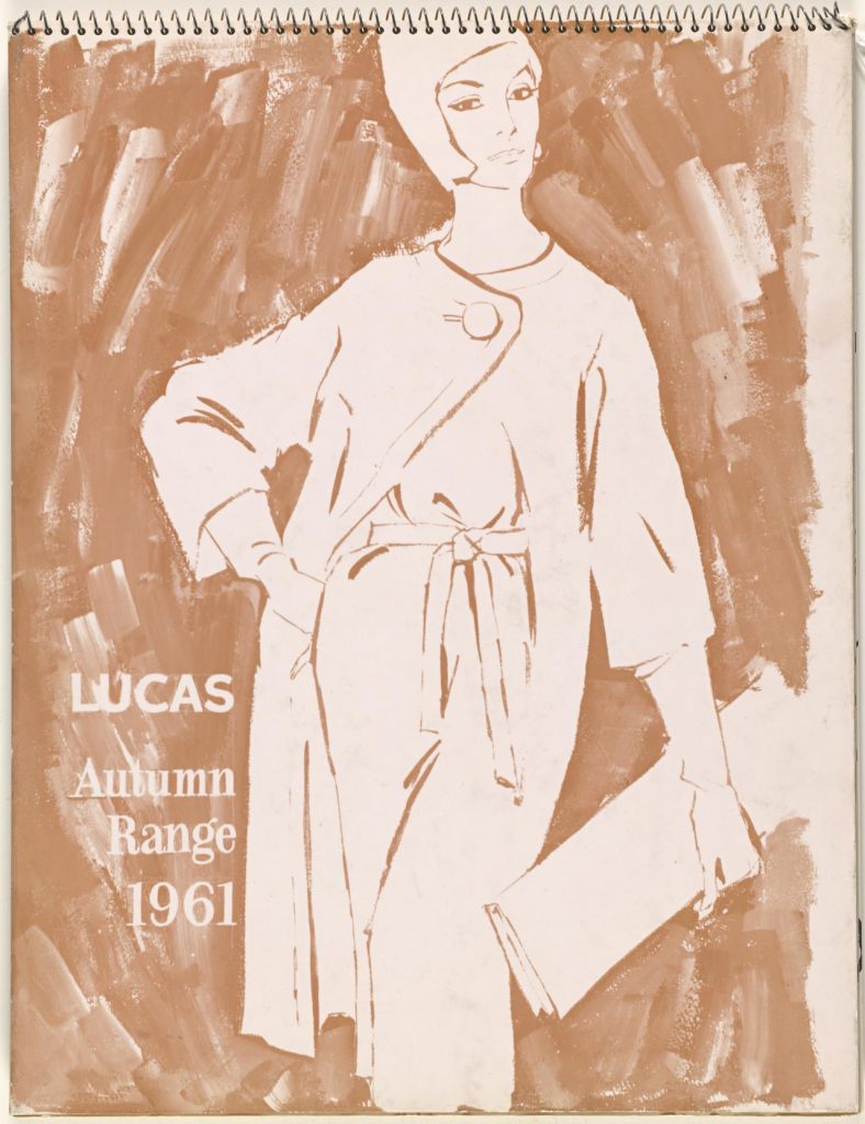 1960s fashion book for autumn 1961 from LUCAS Australian fashion company 1960s women's fashions