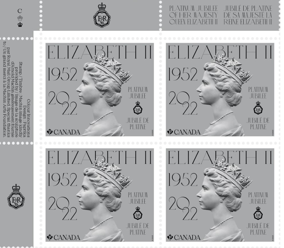 Platinum Jubilee of Her Majesty Queen Elizabeth II: PermanentTM domestic rate stamps