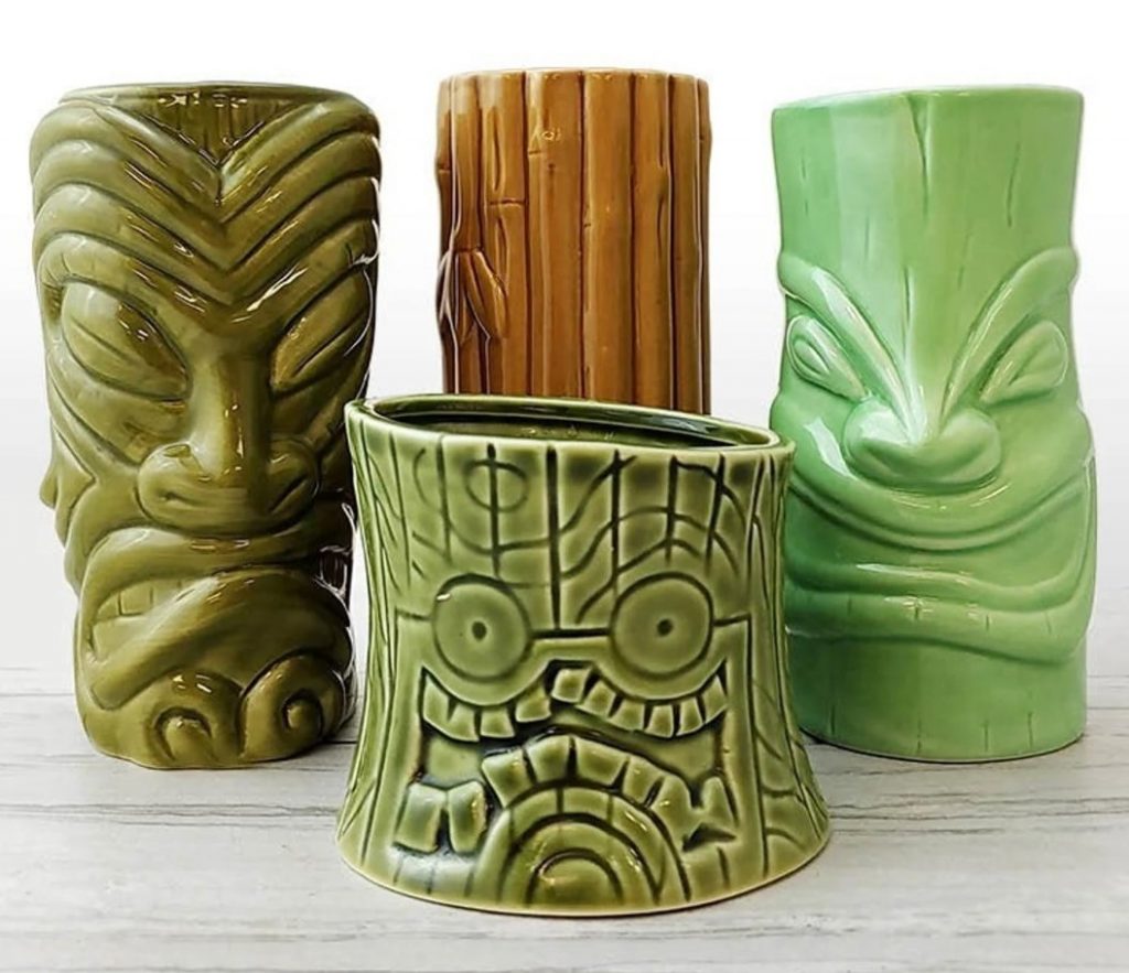 Tiki Mug Drinkware Set