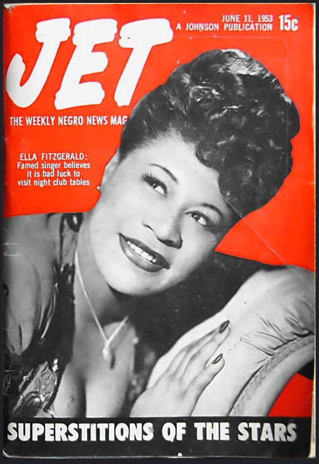 1950s Vintage Magazine Cover: Ella Fitzgerald - Jet Magazine, June 11, 1953