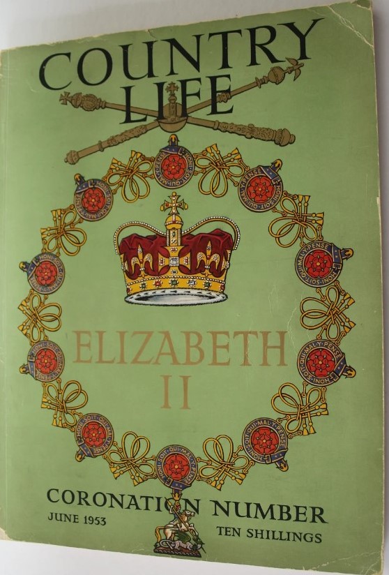 COUNTRY LIFE magazine ELIZABETH II June 1953 Coronation Edition. 1950s Vintage Magazine. 