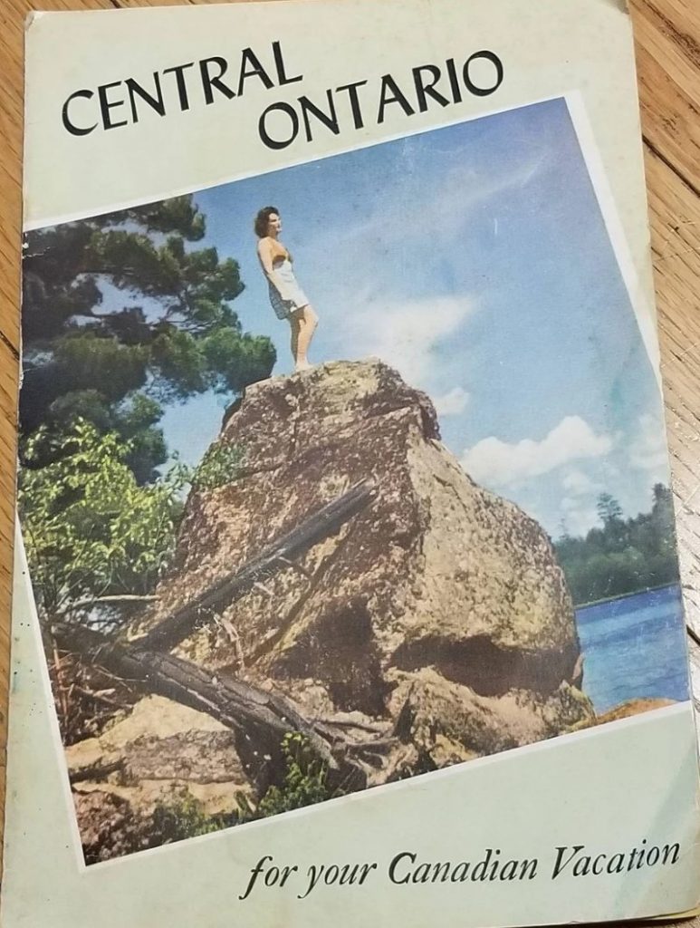 Vintage 1950s Central Ontario Travel Brochure