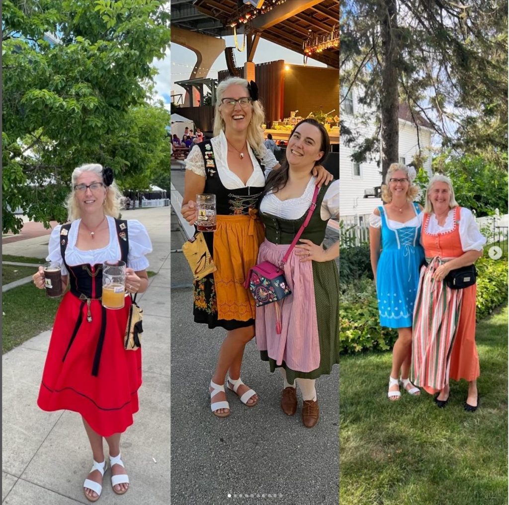 Dirndls vintage and modern