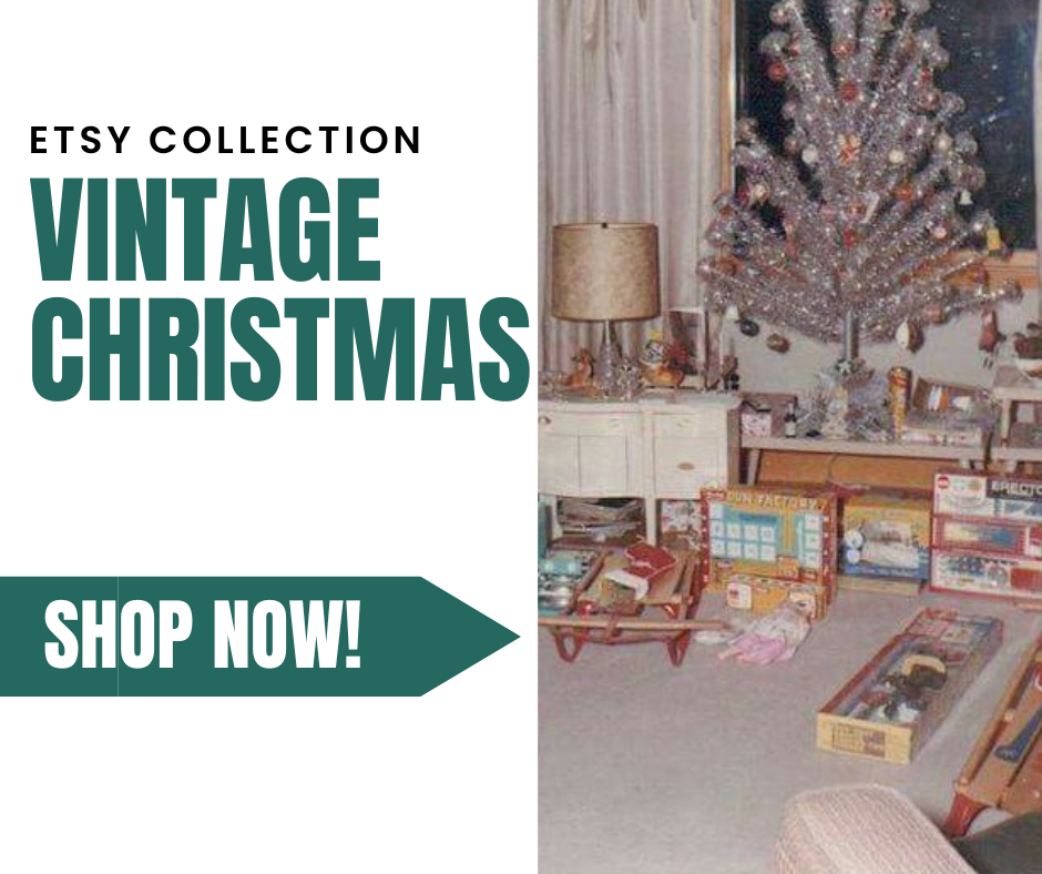 Shop Vintage Christmas Items from the 1920s, 1930s, 1940s, 1950s and 1960s on Etsy via the Vintage Inn Blog Affiliate