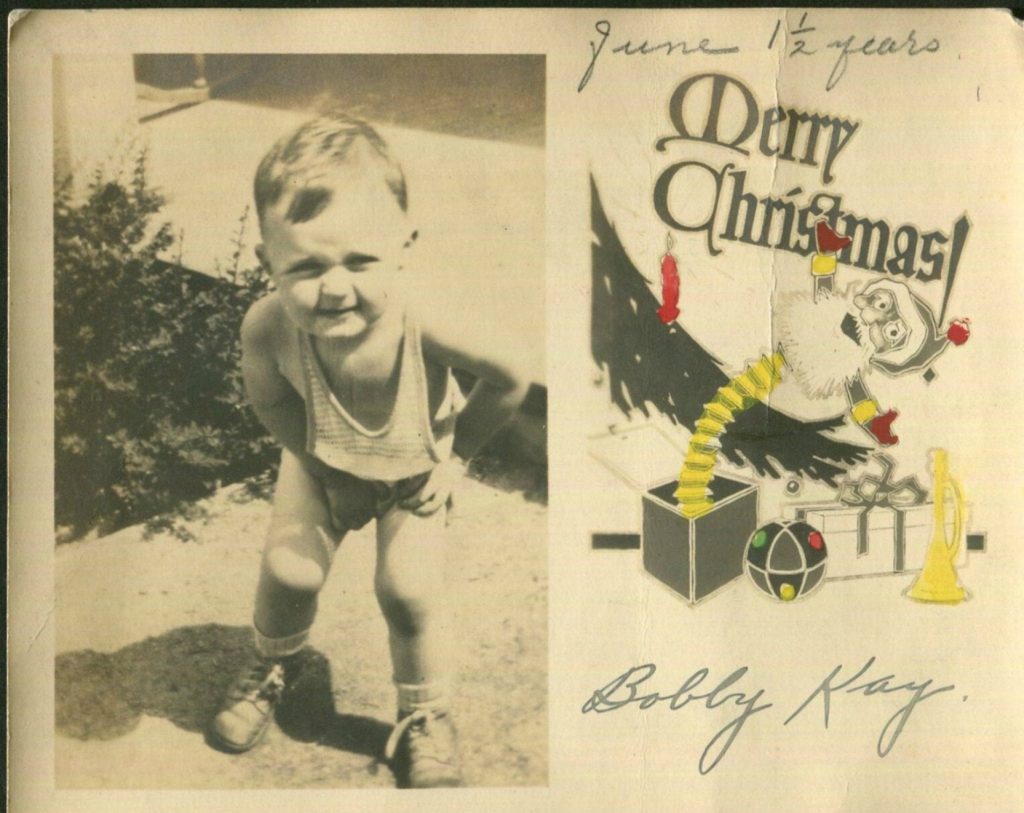 1940s vintage Christmas Card / 1940s Vintage Photo Christmas Card featuring a cute little girl on the card. 