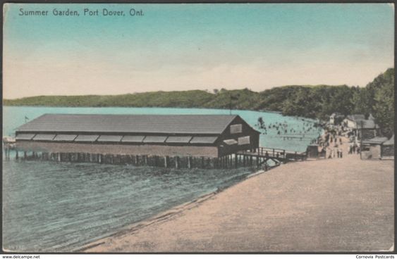 Vintage Postcard for the Summner Garden Dance Hall in Port Dover Ontario