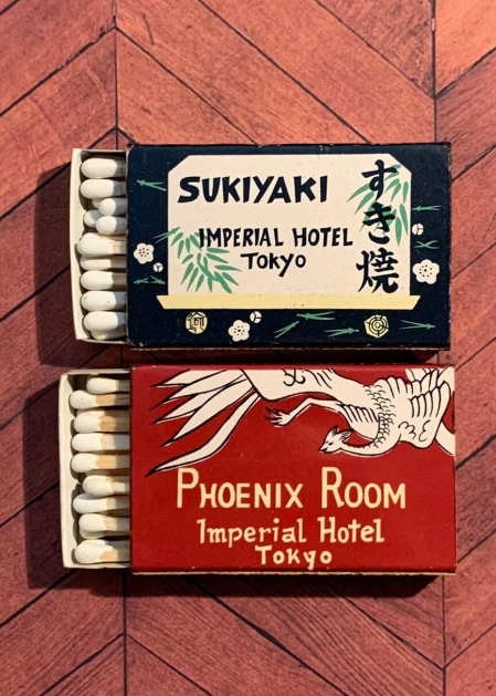 Vintage Matchbooks, Imperial Hotel, Tokyo, Japan