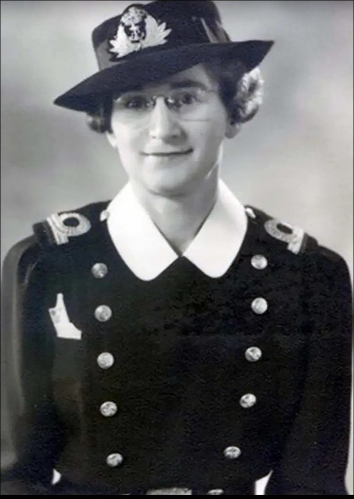 Nursing Sister Agnes Wilkie, the only Royal Canadian Navy nursing sister killed by enemy action during the Second World War.