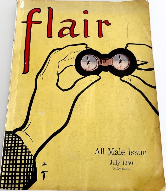 1950s Vintage Magazine: FLAIR-July 1950 featuring the 'ALLMALE ISSUE'.